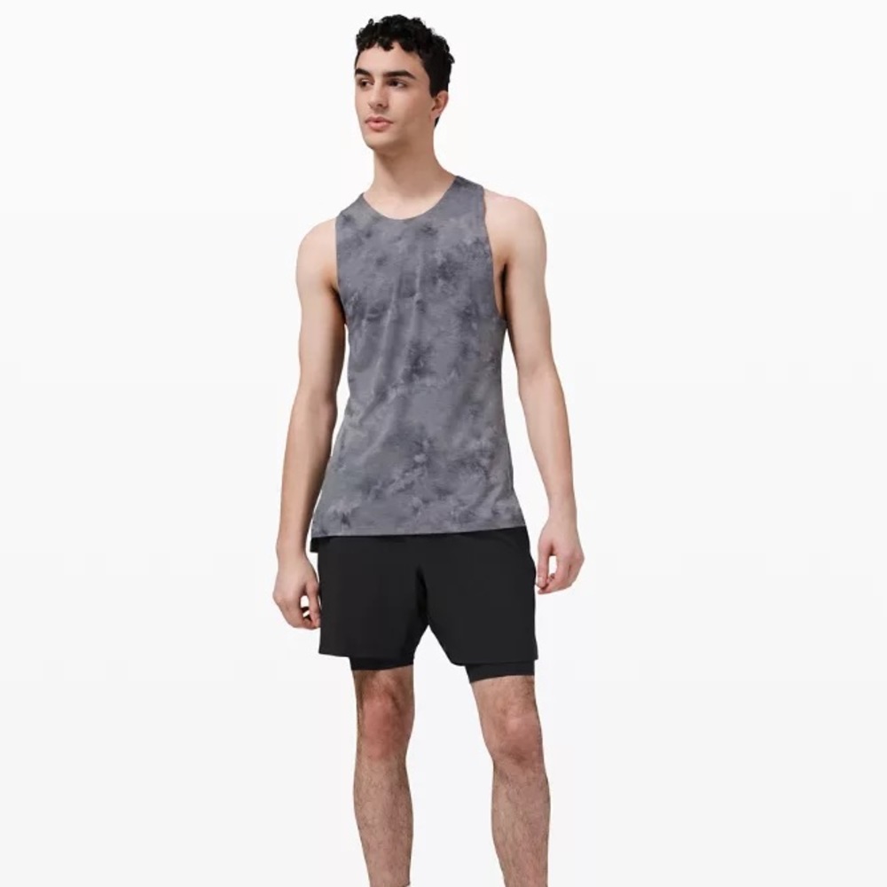 Lululemon Tie-Dye Gray Muscle Tank - Size M